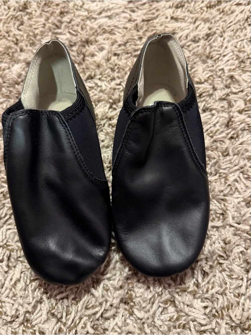 Unk Black Kids Dance Slippers